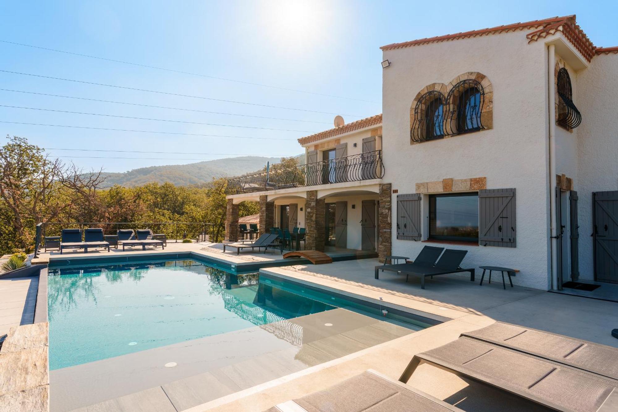 Villa Mas Sureda - Evasion Luxueuse Avec Vue Panoramique Argelès-sur-Mer Esterno foto