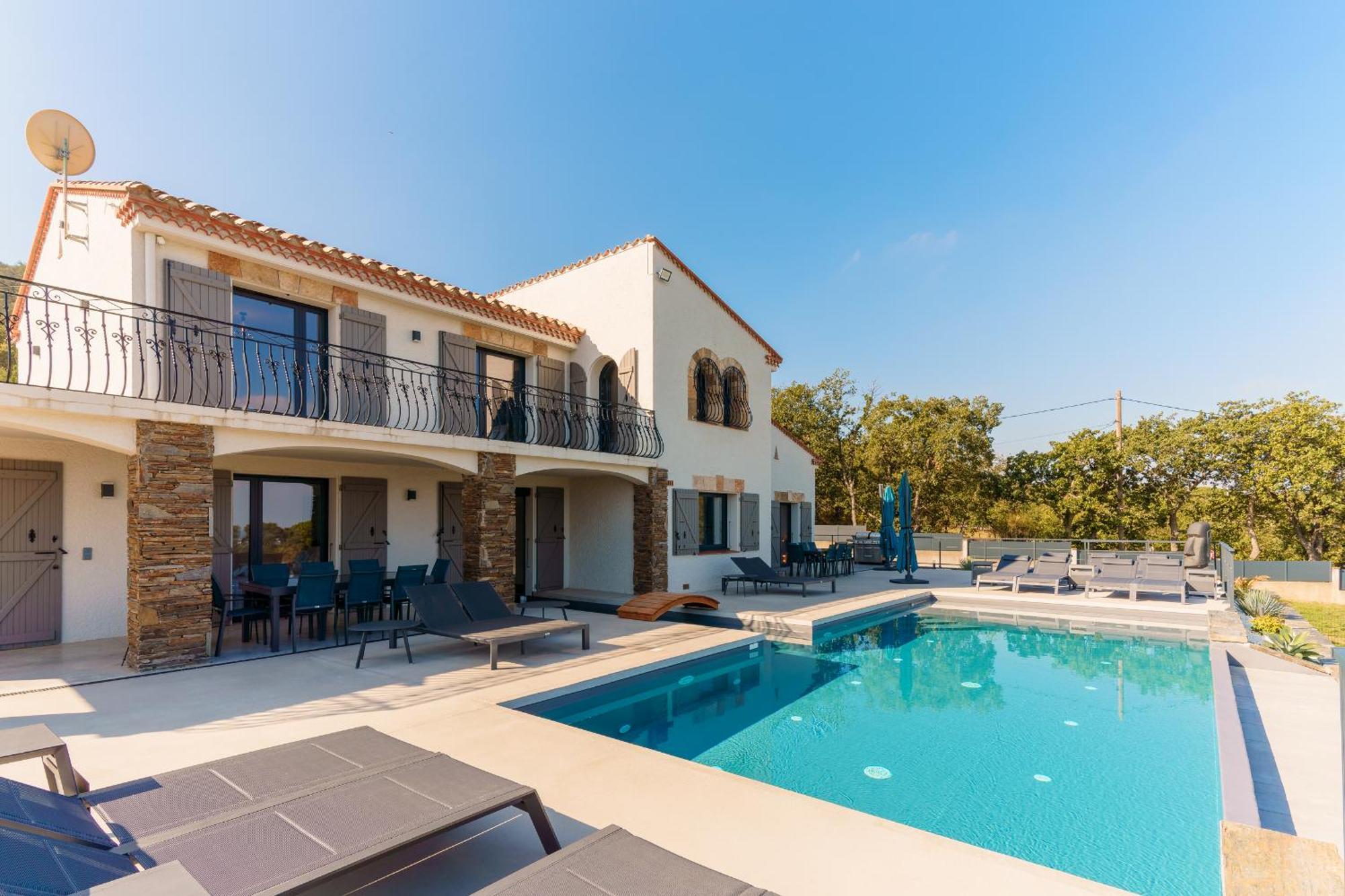 Villa Mas Sureda - Evasion Luxueuse Avec Vue Panoramique Argelès-sur-Mer Esterno foto